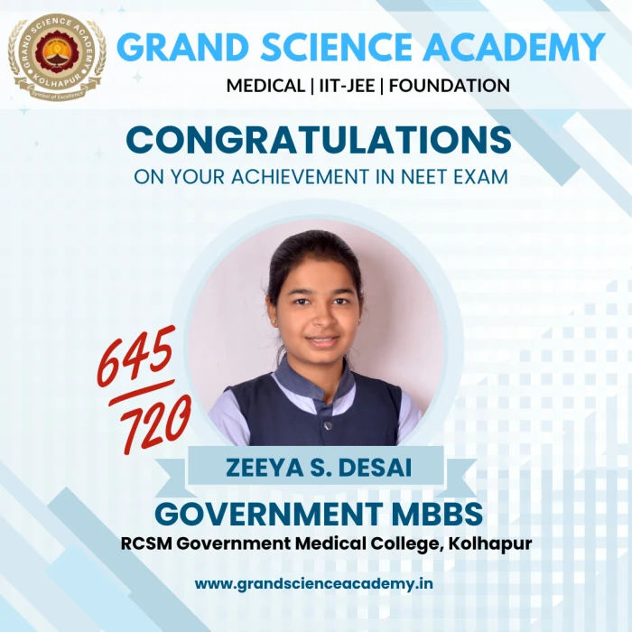 Achieve NEET Success with Grand Science Academy: Your Pathway to a Medical Career