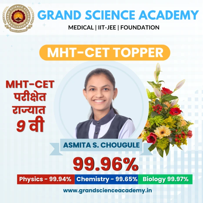 Excel in MHT-CET with Grand Science Academy: Your Gateway to Top Engineering and Medical Colleges in Maharashtra
